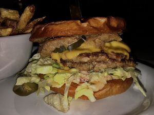 Beyond burger at The Dankness Dojo by Modern Times Beer in Los Angeles