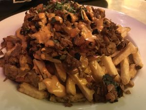 Assad fries at The Dankness Dojo by Modern Times Beer in Los Angeles