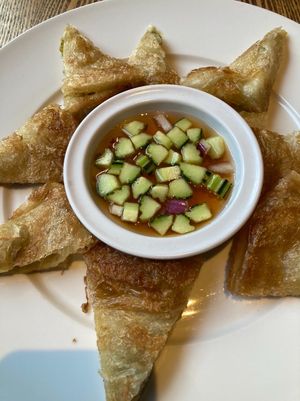 Appetizer. Star Potato Puff at Jhanjay - Wallingford in Seattle
