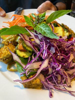 Lemongrass Noodle Curry at Jhanjay - Wallingford in Seattle