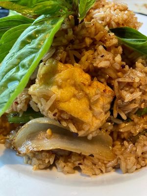 Fried basil rice at Jhanjay - Wallingford in Seattle