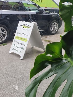 Sign at Jhanjay - Wallingford in Seattle