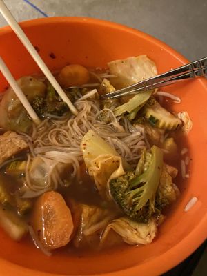 Tom yum noodle soup ! at Jhanjay - Wallingford in Seattle