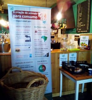 2019 Fest Bar/Canteen area at Veganario in Lisbon