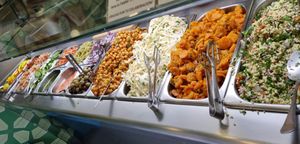 Love this all vegan falafel bar. The stuff is always amazing. at Maoz in Barcelona