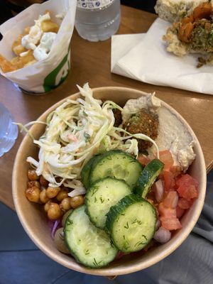 Falafel bowl 🥙  at Maoz in Barcelona