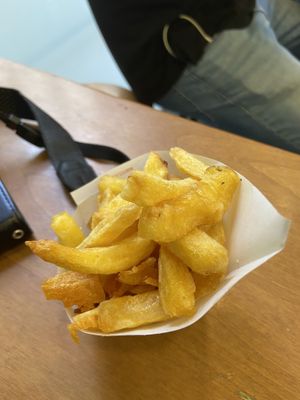 Fries 🍟  at Maoz in Barcelona