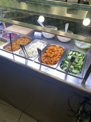 Fill your pitta  at Maoz in Barcelona