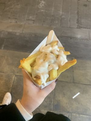fries  at Maoz in Barcelona