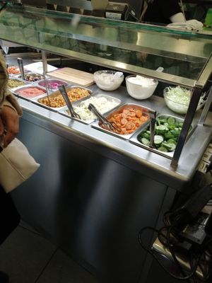 Self service at Maoz in Barcelona