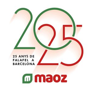 We turned 25 this 2025! Maoz Barcelona opened its doors back in April 12th 2000. at Maoz in Barcelona