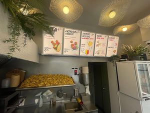 Maoz Falafel & Chips menu at Maoz in Barcelona