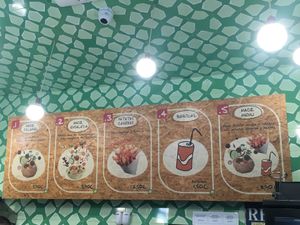 Menu  at Maoz in Barcelona