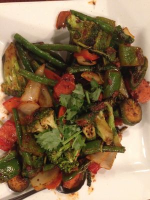 Veggie kebat at Dagon in Honolulu