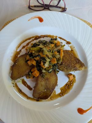 Seitan con verdure at Trattoria All' Angelo di Canaglia Mauro in Piovene Rocchette