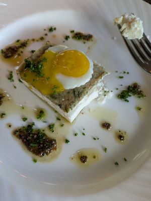 Uovo di quaglia at Trattoria All' Angelo di Canaglia Mauro in Piovene Rocchette