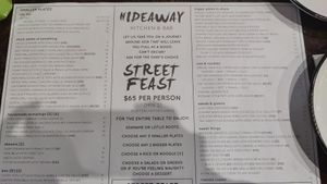  at Hideaway Kitchen & Bar in Broadbeach