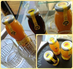 Rauch vegan juice.

Photo by: Tina Š. on Facebook at Cajnica Vanilla in Koper