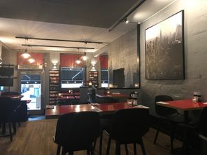 Inside Luna's Diner at Luna's Diner in Copenhagen