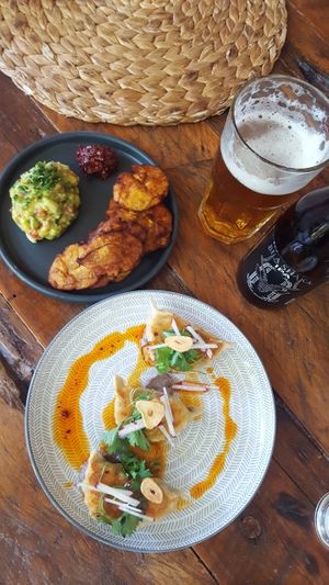 Tostones & Dumplings at Boho Eatery in Nairobi