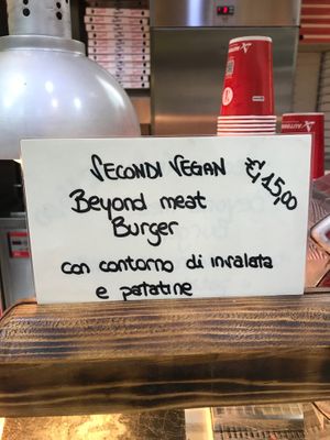 Vegan main dish at Spizzico - Pizza Time in Bolzano