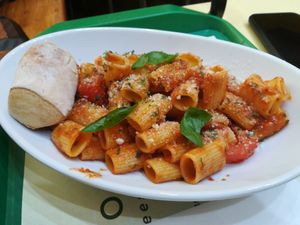 Pasta pomodoro & basil at Spizzico - Pizza Time in Bolzano
