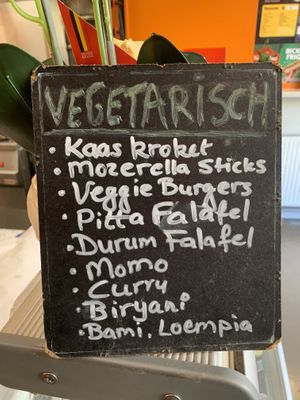 Vegetarian options    at Mount Gorkha in Bruges