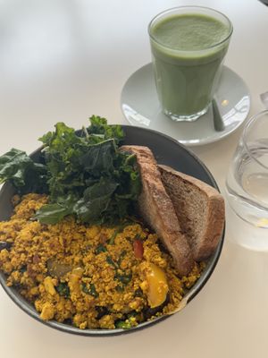 Tofu scramble   at Jusu Brothers in West London
