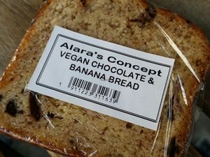 banana bread at Alara Health Store in London