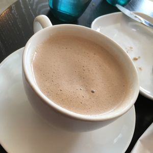 Vegan elevated cacao elixir.  at Nourish in Calgary