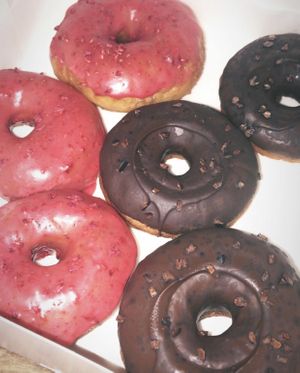 Vegan donuts at Bakkerij Van Planten in Tilburg
