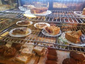 vegan pastry - pity we couldn't buy any because there was nobody there! at Bakkerij Van Planten in Tilburg