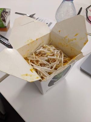 Vegan dish. at Padthai Wokbar in Budapest