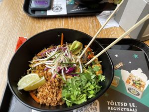 Udon with tofu  at Padthai Wokbar in Budapest
