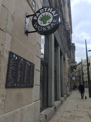 Side facade  at Padthai Wokbar in Budapest