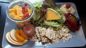 "go vegan" breakfast at Lille Hus in Mainz