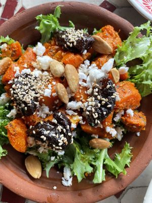 Carrot salad vegan feta   at Morococo Cafe - 모로코코 카페 in Seoul