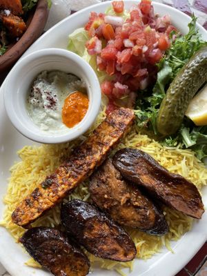 Vegan Morocco over rice  at Morococo Cafe - 모로코코 카페 in Seoul