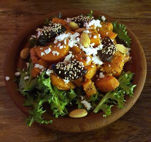 Carrot salad with vegan cheese at Morococo Cafe - 모로코코 카페 in Seoul