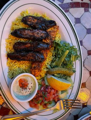 Veggie over rice  at Morococo Cafe - 모로코코 카페 in Seoul