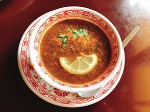Lentil Soup! 렌틸 수피수피~~~!!! at Morococo Cafe - 모로코코 카페 in Seoul