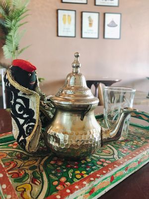Moroccon mint tea. 모로코 민트 티!  at Morococo Cafe - 모로코코 카페 in Seoul