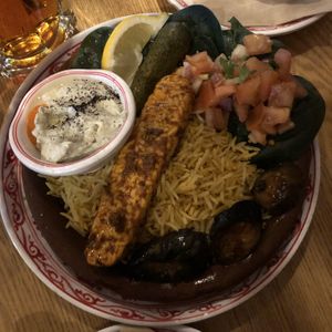 Morocco over rice (vegan) at Morococo Cafe - 모로코코 카페 in Seoul