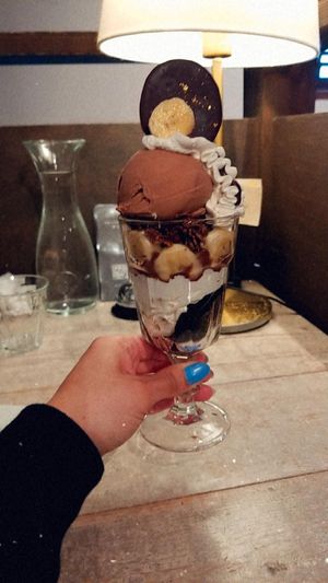 Chocolate banana parfait at AIN SOPH.Journey in Kyoto