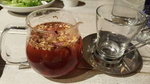 House-made herbal teas at AIN SOPH.Journey in Kyoto