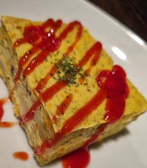 Tofu omelette at AIN SOPH.Journey in Kyoto