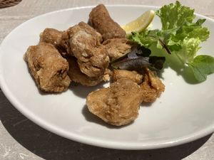 Fried "chicken”  at AIN SOPH.Journey in Kyoto