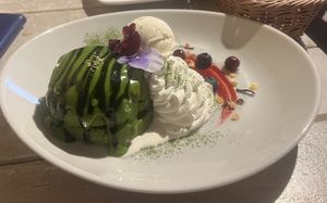 Matcha Pancake  at AIN SOPH.Journey in Kyoto