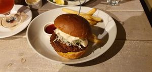 Soy cutlet burger at AIN SOPH.Journey in Kyoto