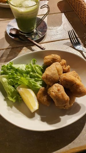 Karaage (add mayo) at AIN SOPH.Journey in Kyoto